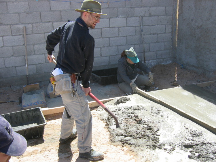 Image 37 of 168
jake directs the concrete pouring