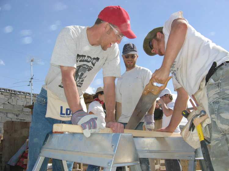 Image 51 of 168
it's so much easier with sawhorses.  And somebody to hold the board
