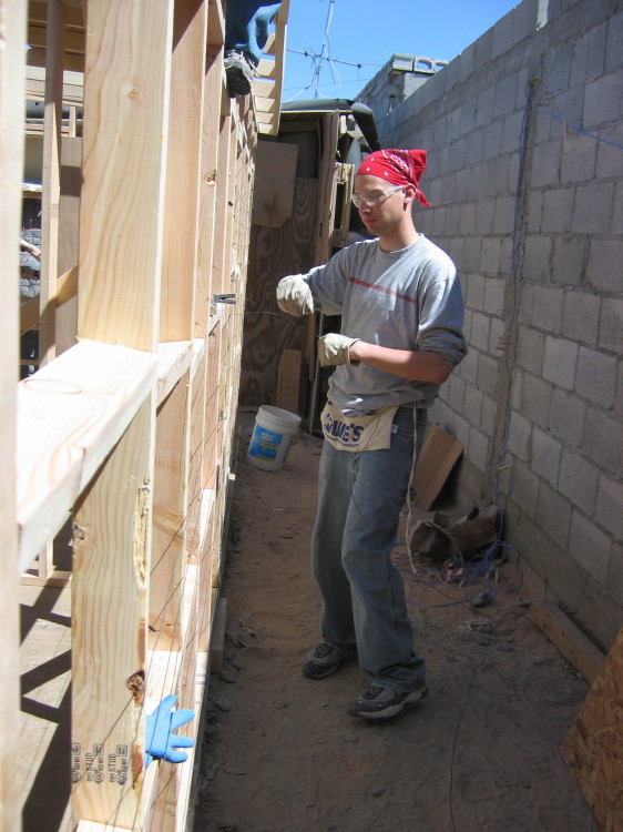 Image 70 of 168
anthony stretches wire