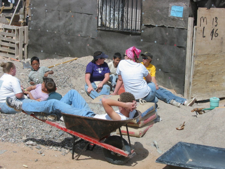 Image 116 of 168
an owasso group breaks for lunch