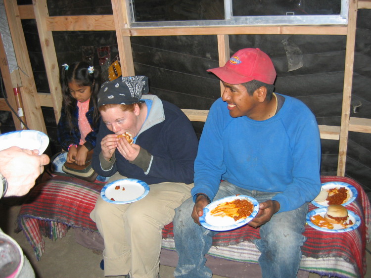 Image 133 of 168
dinner with the family in the completed house thursday evening